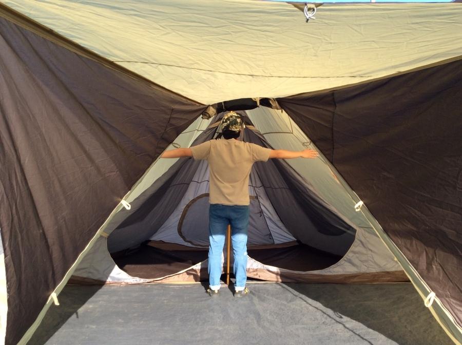 初心者・ファミリー必見‼ロゴスの2ルームTEPEE500張ってみた