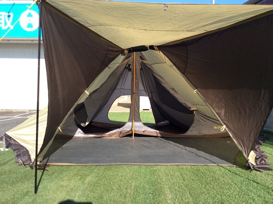 初心者・ファミリー必見‼ロゴスの2ルームTEPEE500張ってみた