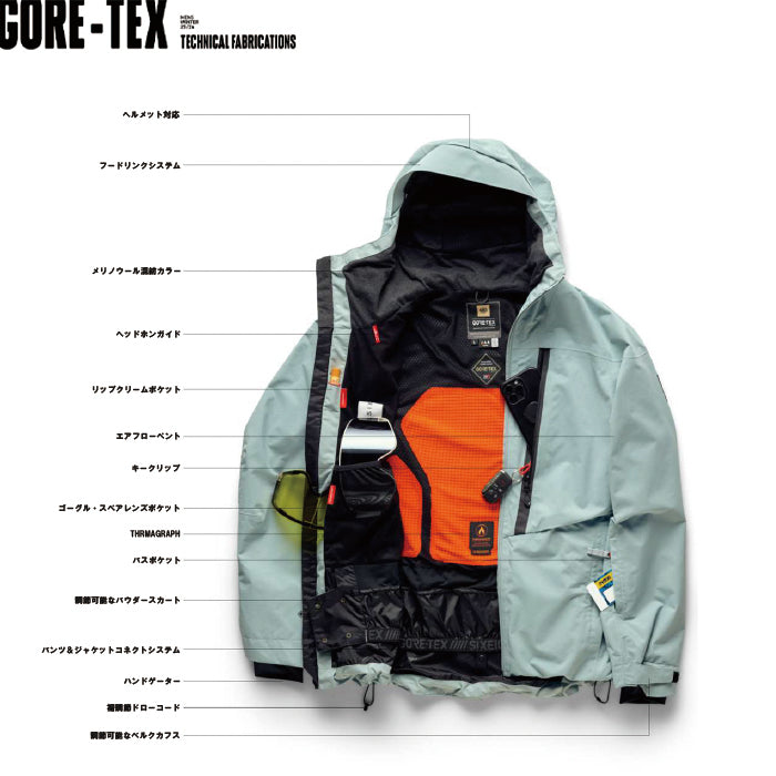 686 ロクハチロク MENS GORE-TEX 3L ATV THERMAGRAPH JACKET