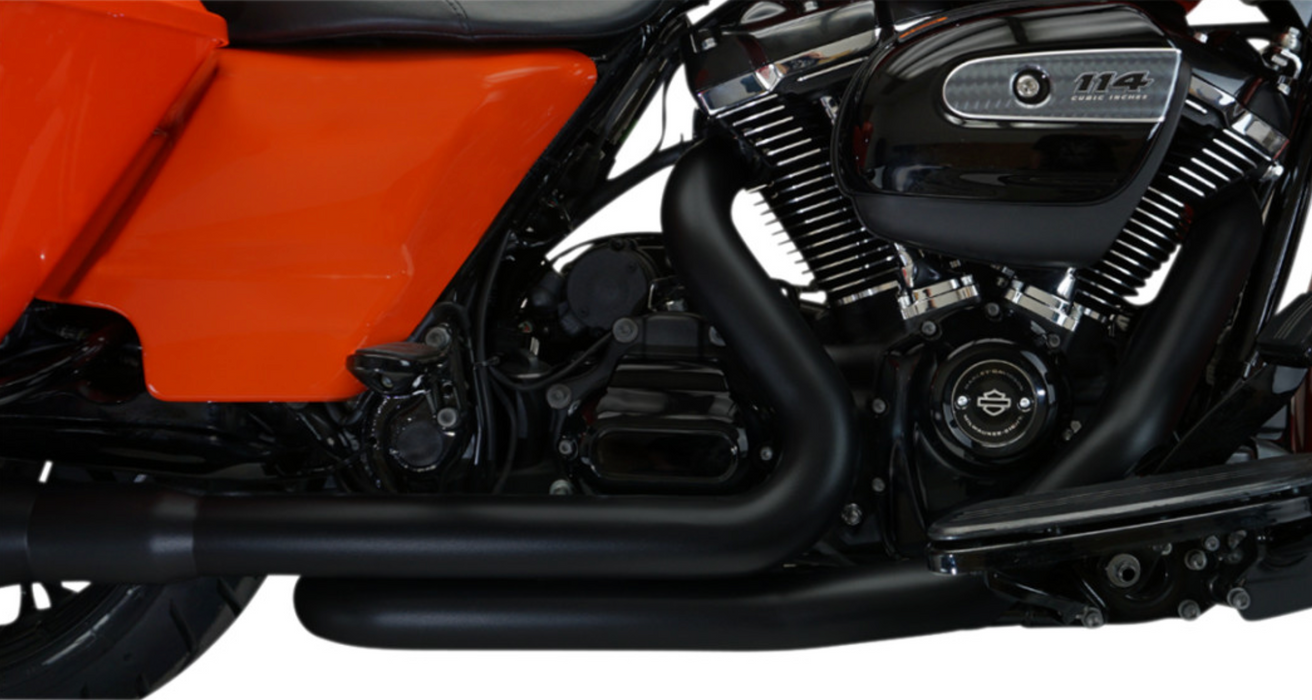 KHROME WERKS 1802-0399 200920 Aggressor Headpipe - Black — SpazCycle