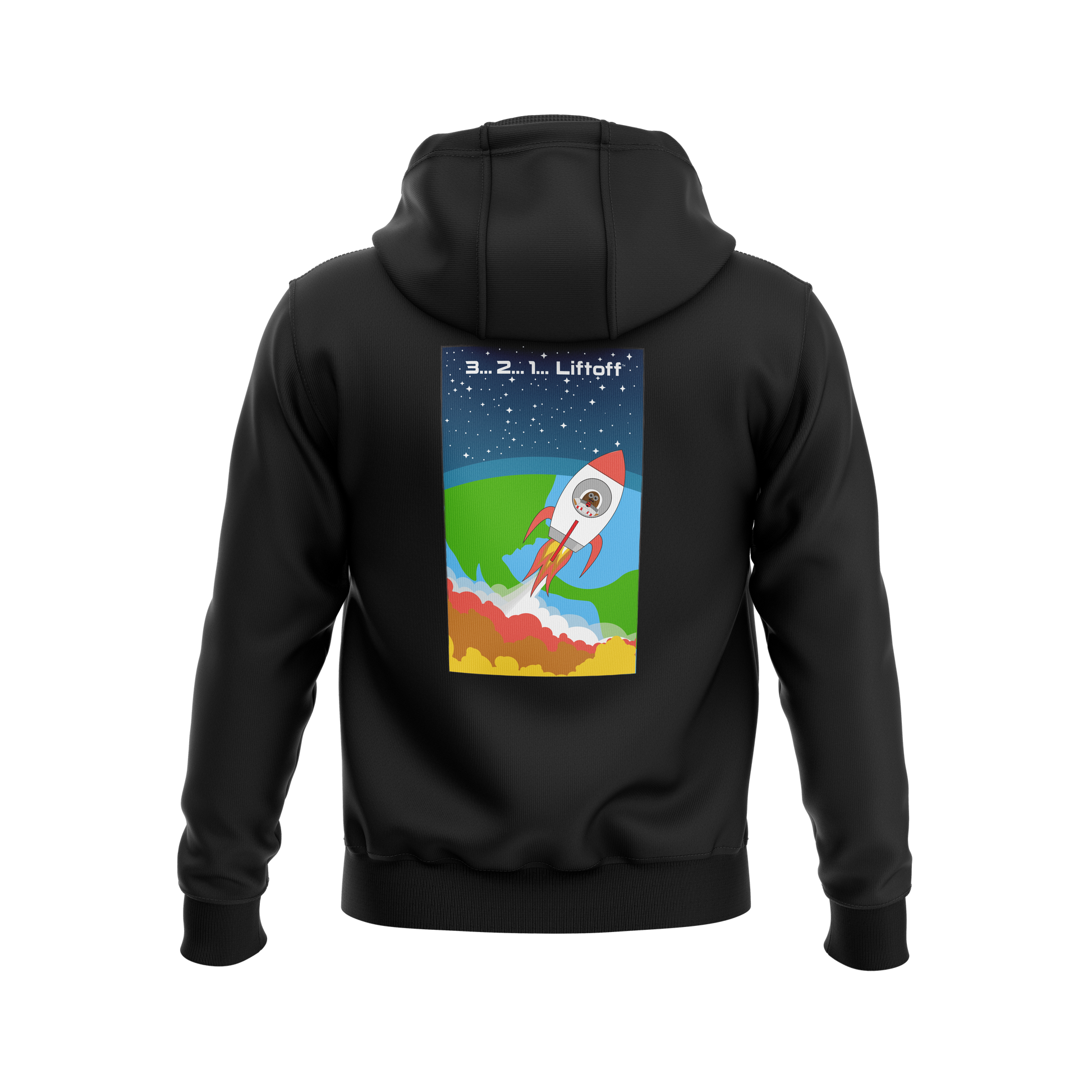 3 2 1 Liftoff Hoodie – Space Beans Coffee