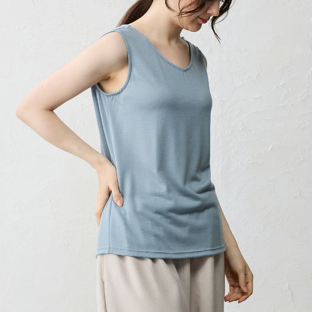 日本製 メリノウールタンクトップ span公式オンラインショップ