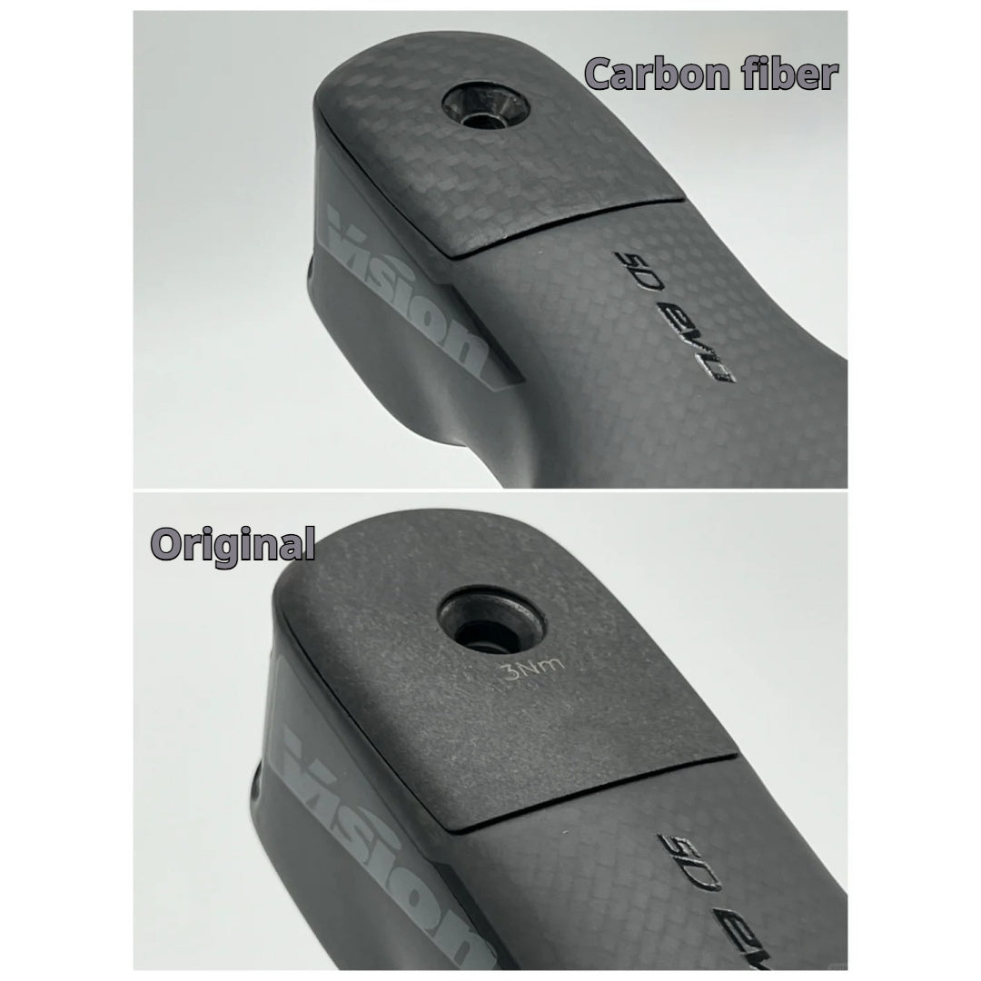Vision Metron 5D ACR EVO Carbon Stem Top Cap – Matte Black, 10g