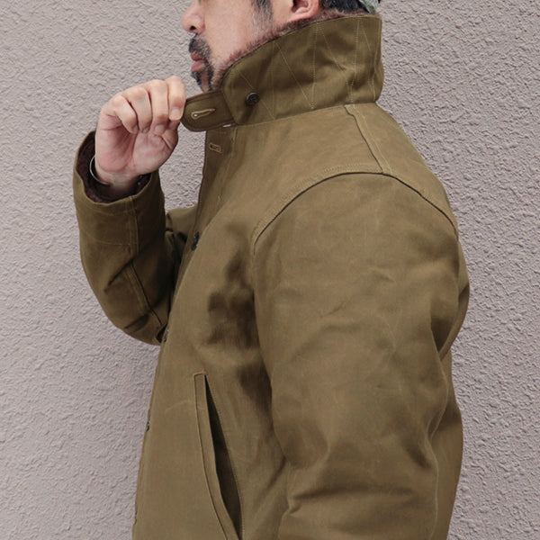 TYPE N-1 PLAIN MODEL / JUNGLE CLOTH PARAFFIN COATING / DARK KHAKI