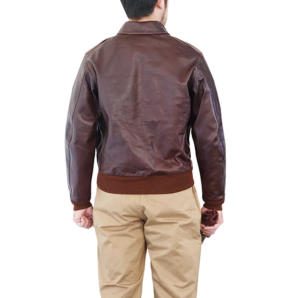 TYPE A-2 / EASTMAN MODEL / HORSEHIDE / SEAL BROWN / MADE IN UK