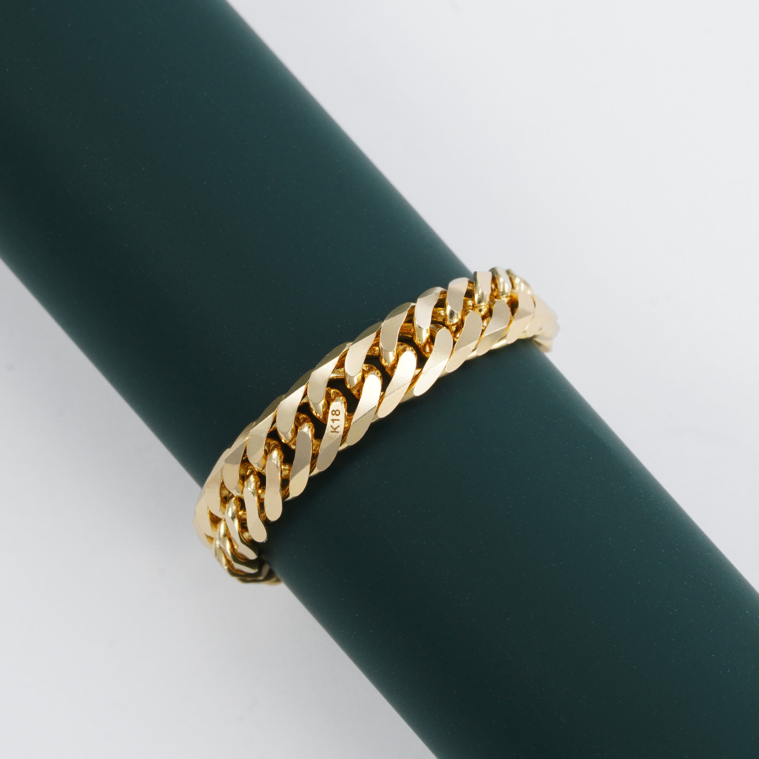 K18 18金 喜平リング 6面ダブル 4.5mm幅 ソフトタイプ チェーン | SPERANZA