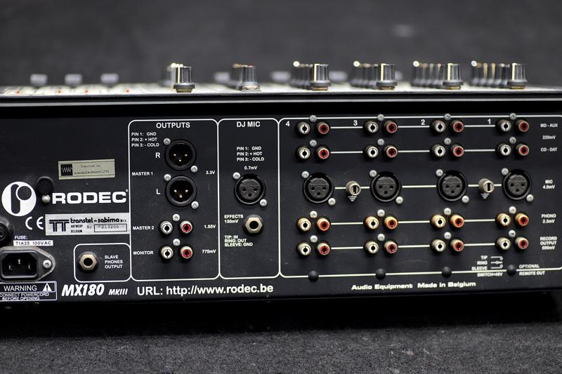 RODEC MX180 mk3 – オーバーホール│SPREAD SOUND スプレッドサウンド