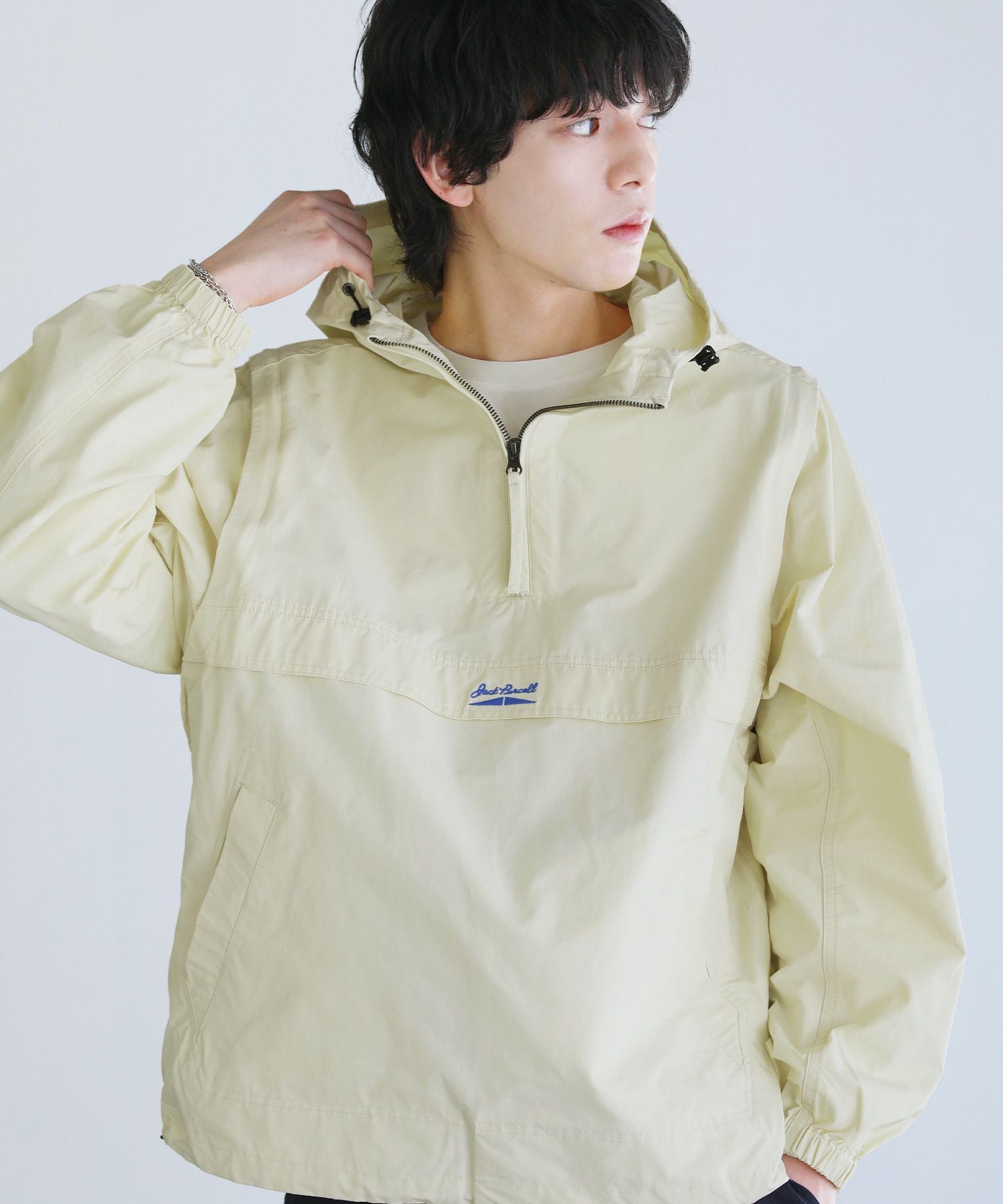 コットンナイロン袖着脱2WAYアノラックパーカー | 【公式】SPU スプ
