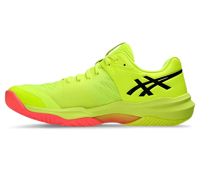 new - Asics Sky Elite FF 3 Paris Men's Court Shoes, Safety Yellow
