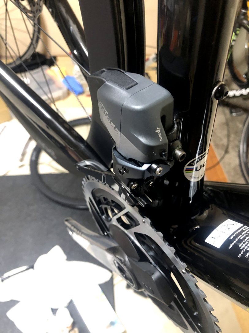 バイク組み立て】sram etap axs フロント、リアディレイラー、チェーン