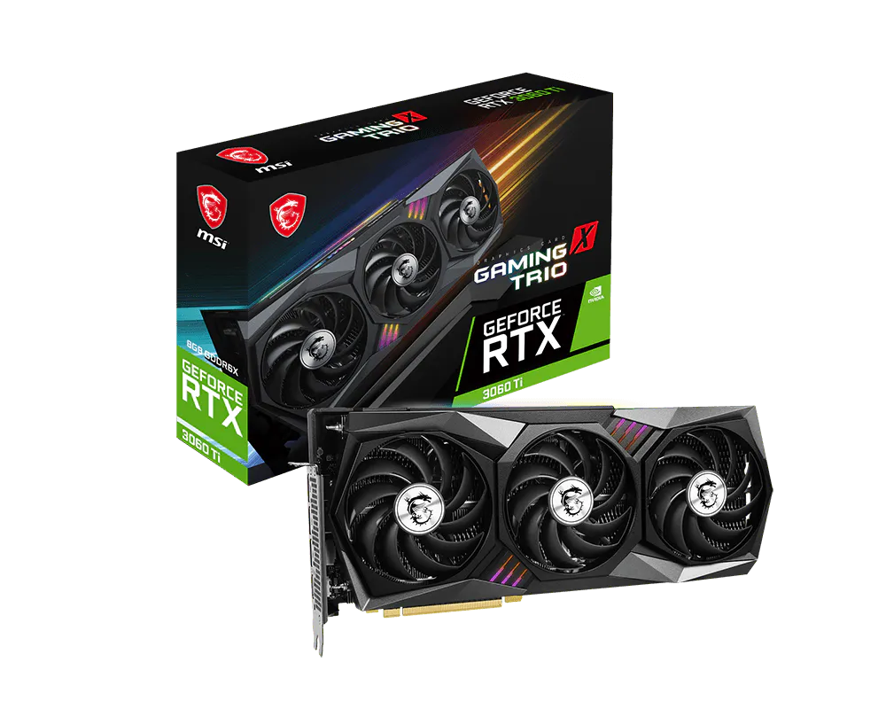 MSI GeForce RTX™ 3060 Ti GAMING X TRIO 8GD6X