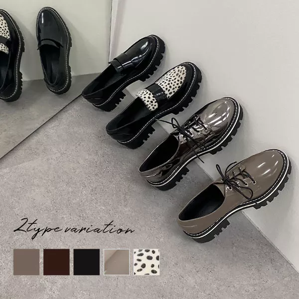 タンクソールマニッシュローファー＆オックス [I1948] - レディース