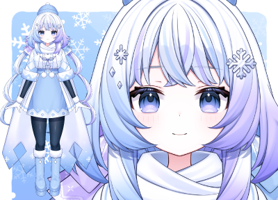 パーツ分け済みpsd】雪の子ちゃん【限定1点】 - 萩よしの - nizima by