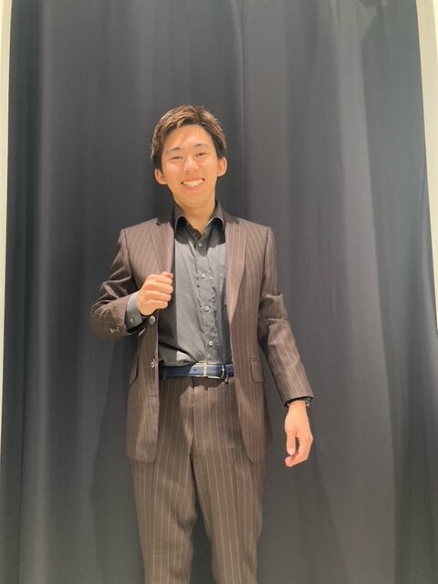 アーカイブ] クラシックなブラウンストライプスーツ-銀座店スーツ