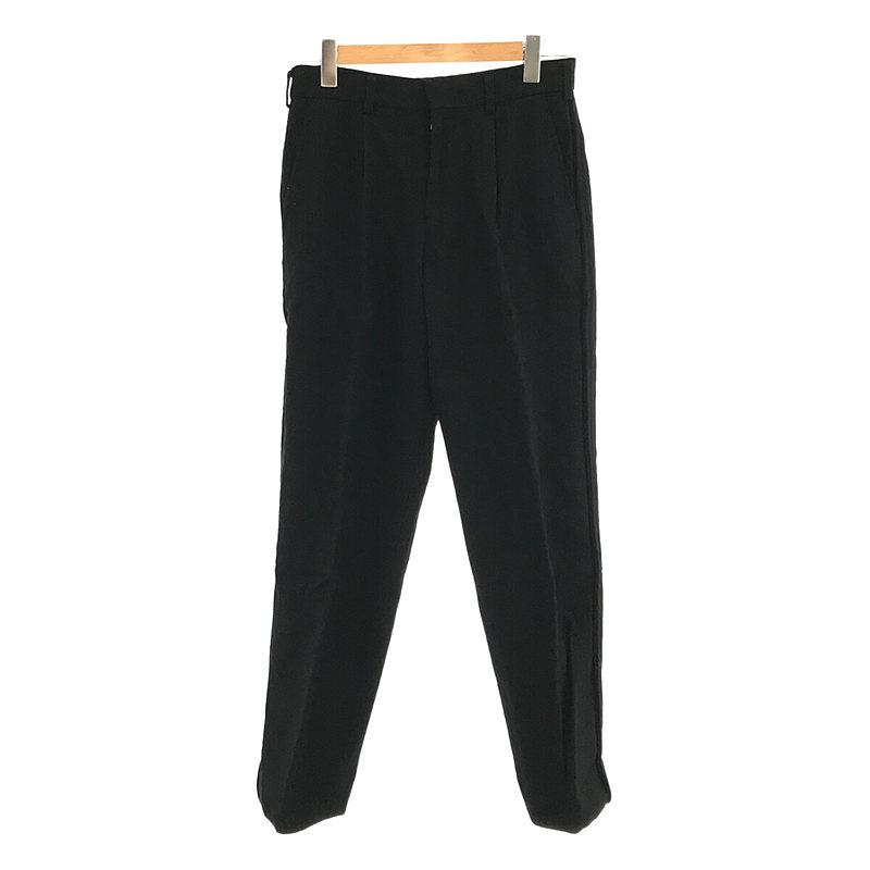 90s シーム期 インサイドアウトサイド タック入り ウール スラックス