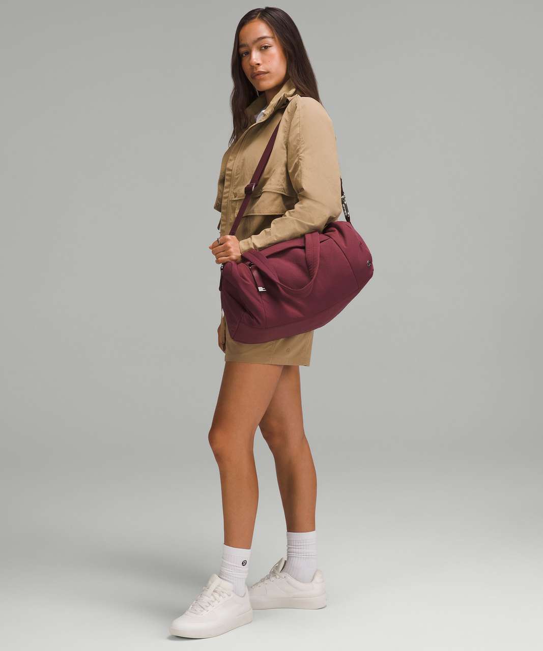 Lululemon On My Level Barrel Duffle Bag 16L - Garnet - lulu fanatics