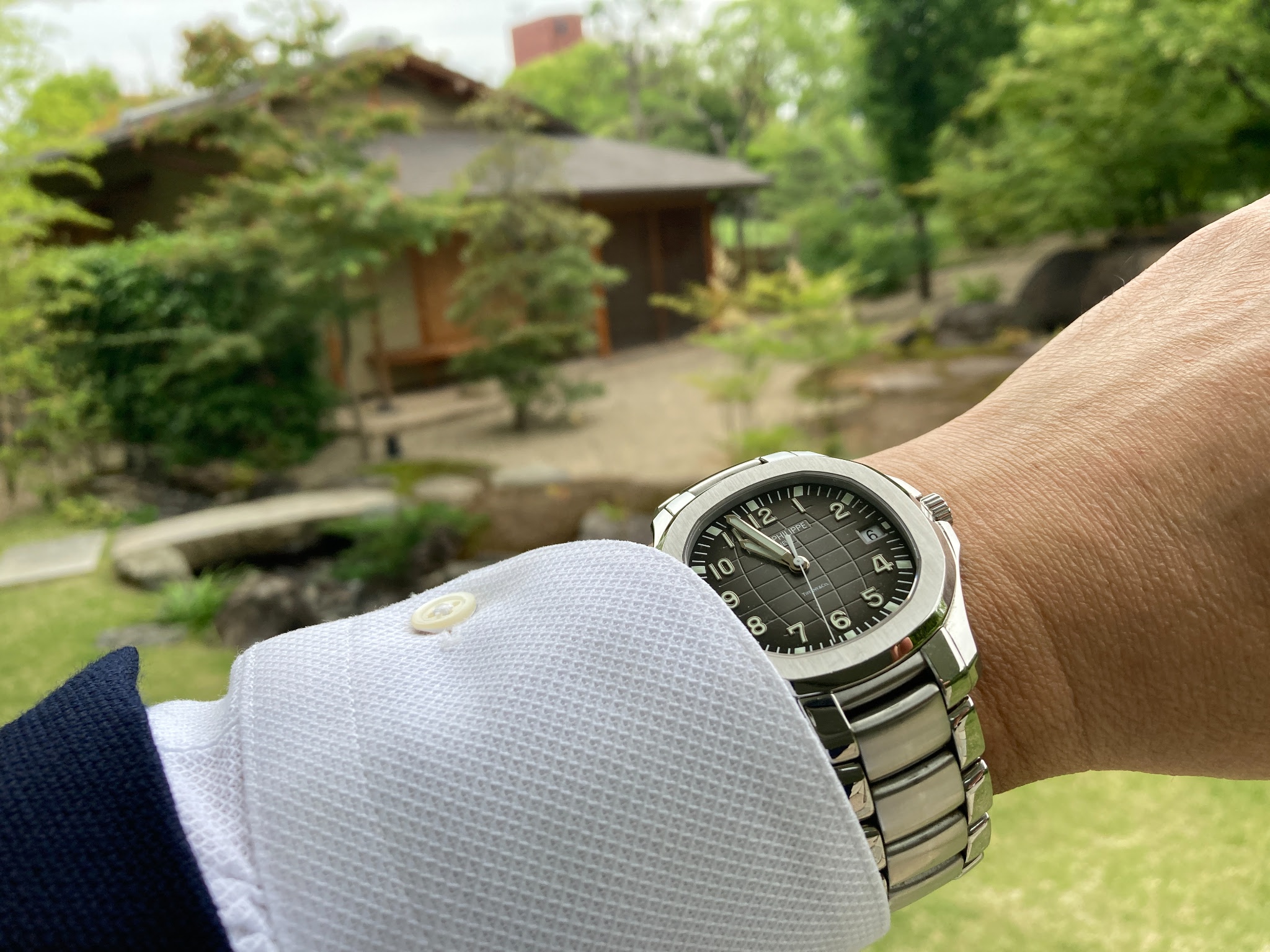 Patek Philippe - I wore the Aquanaut 5167 to visit museums in Osaka.