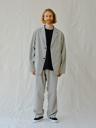 COMOLI / コモリ | ウールチェック オープンカラーシャツ - Green