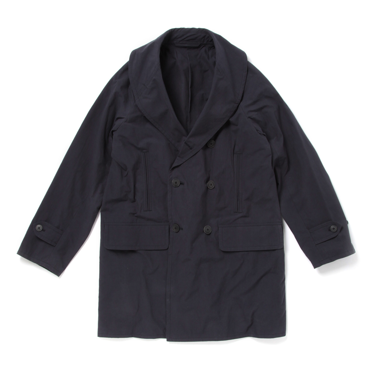 COMOLI / コモリ | タイフライターマッキノウコート - Navy | 通販