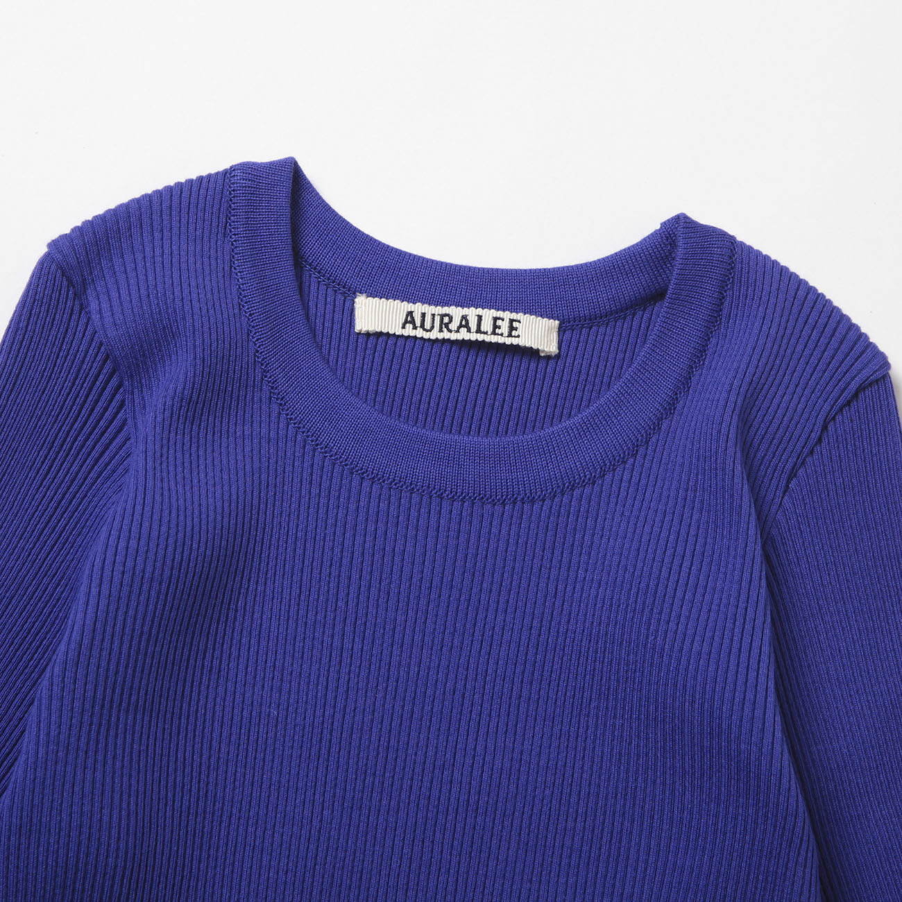 AURALEE / オーラリー | GIZA HIGH GAUGE RIB KNIT TEE (レディース
