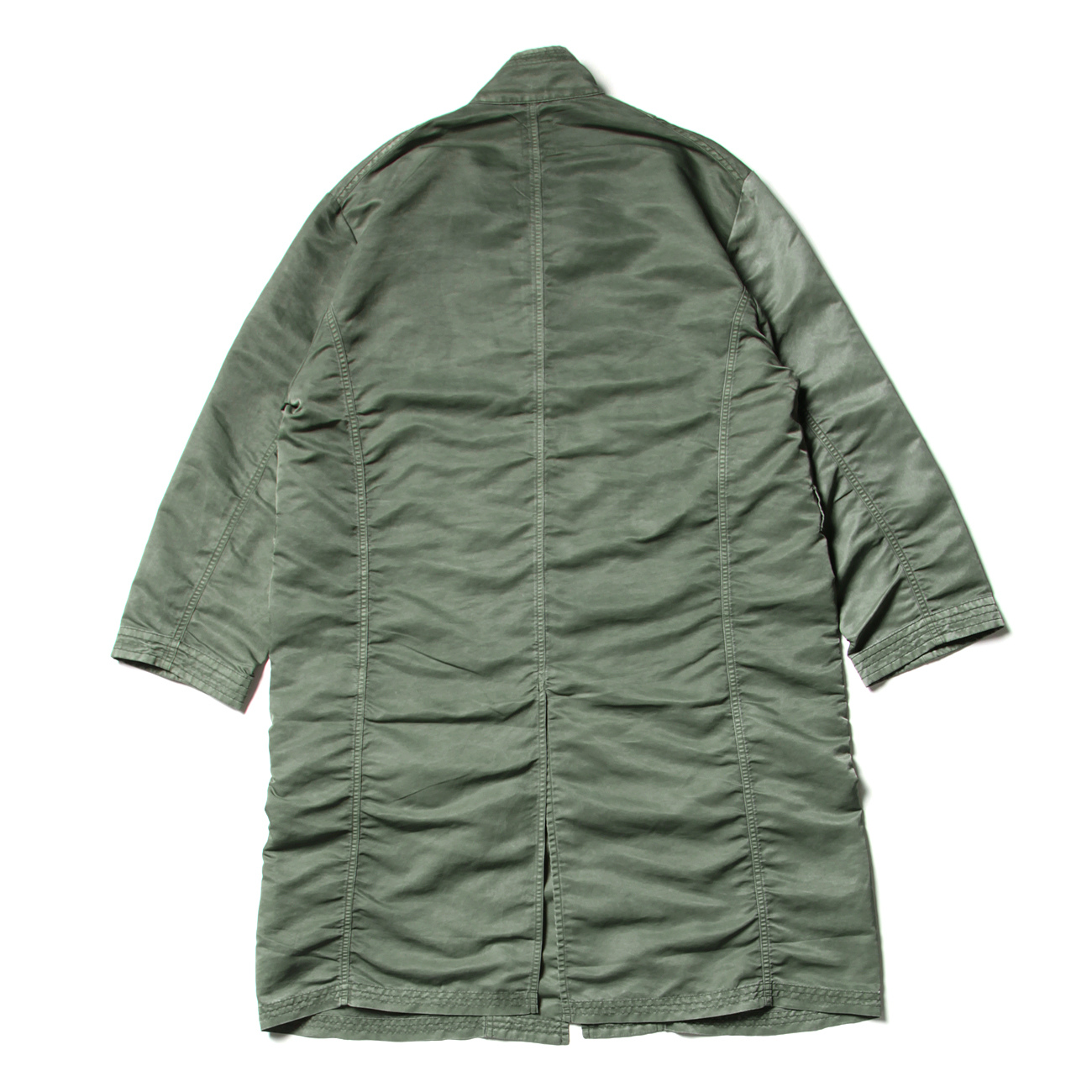 ジャケット・アウター SUPER NYLON MASH COAT - OLIVE SUPER NYLON