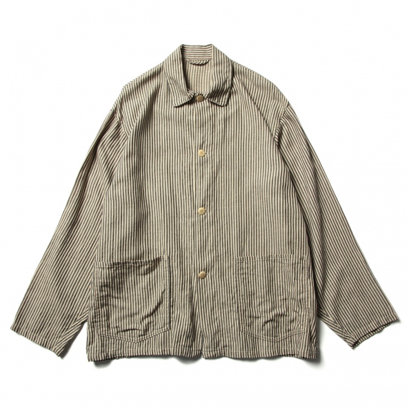 COMOLI / コモリ | ストライプ ワークジャケット - Stripe | 通販