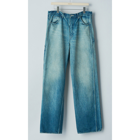 AURALEE / オーラリー | SELVEDGE FADED HEAVY DENIM PAINTER PANTS