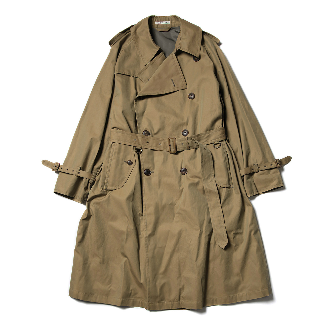 AURALEE / オーラリー | FINX CHAMBRAY BIG TRENCH COAT (メンズ