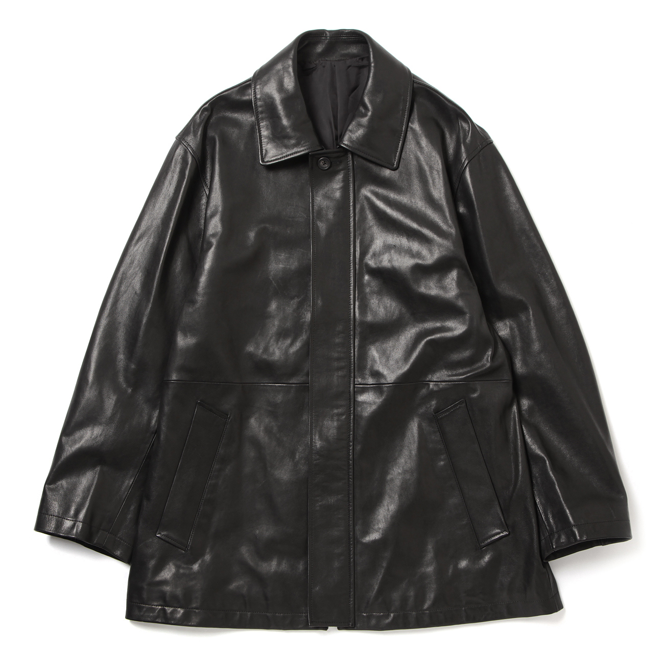 stein / シュタイン | ST.622 LEATHER ZIP JACKET - Black | 通販
