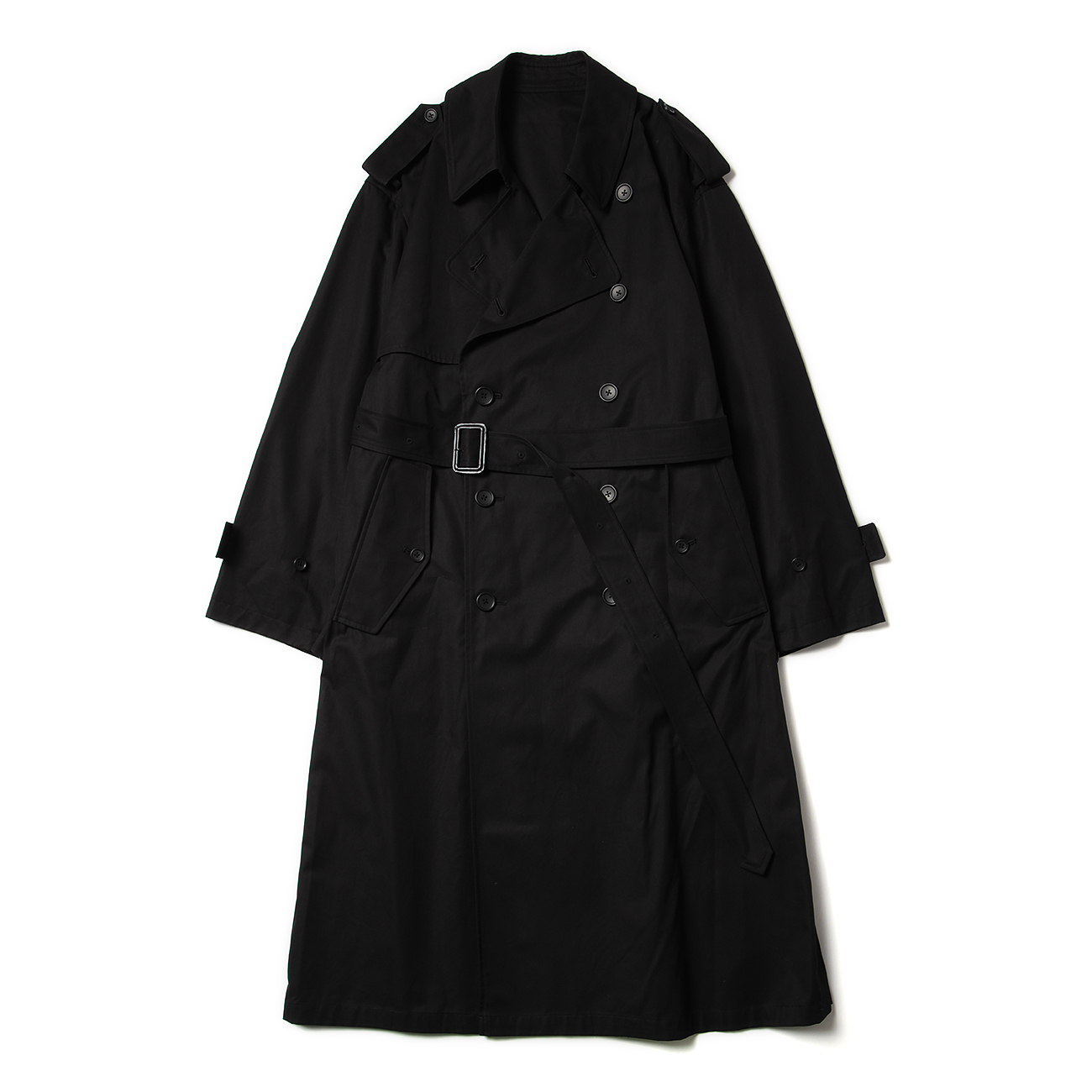 stein / シュタイン | OVERSIZED TRENCH COAT - Black | 通販 - 正規