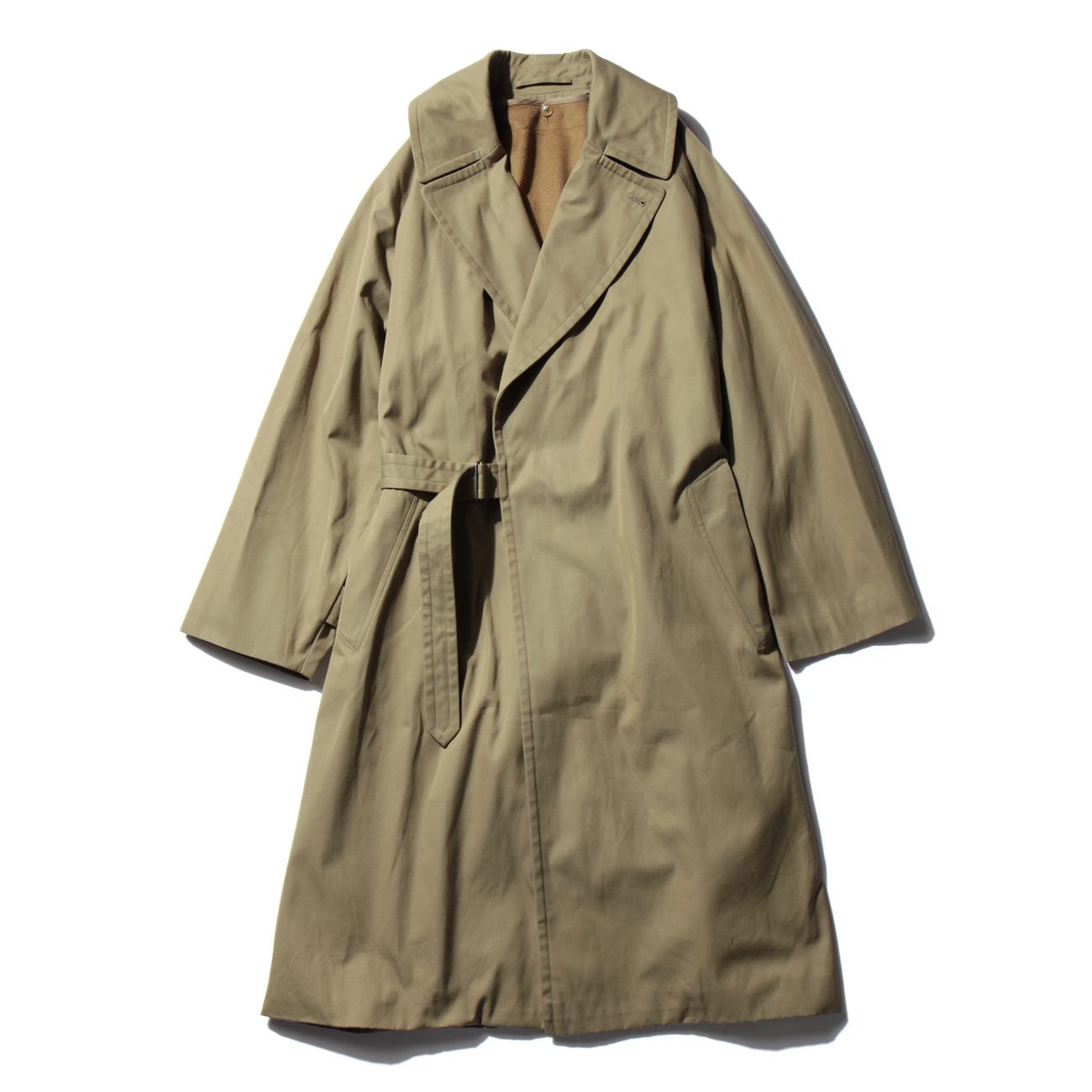 COMOLI / コモリ | コットンギャバ タイロッケンコート - Khaki | 通販