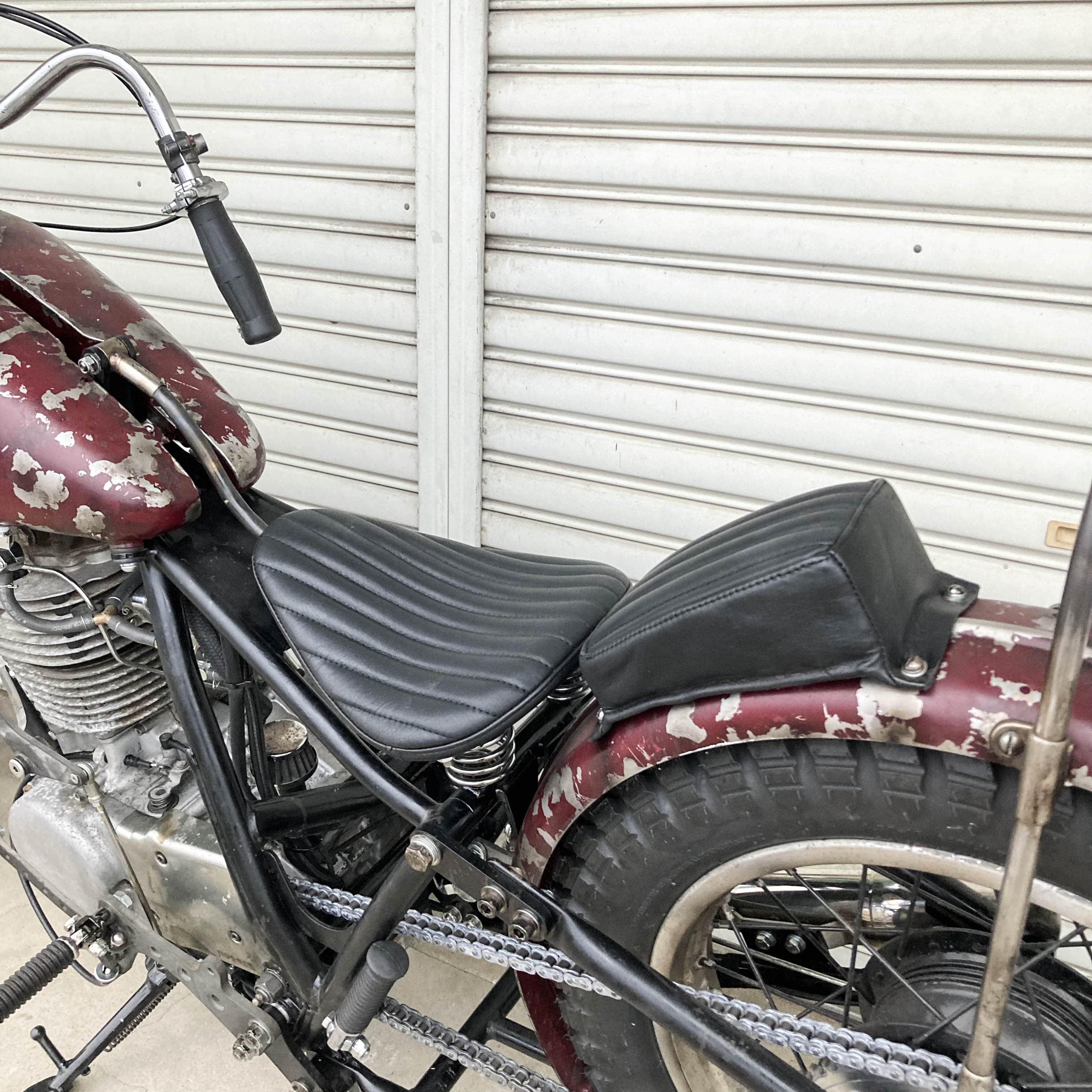 本革STDソロサドルシート ブラック / 2％er オフィシャルWebstore