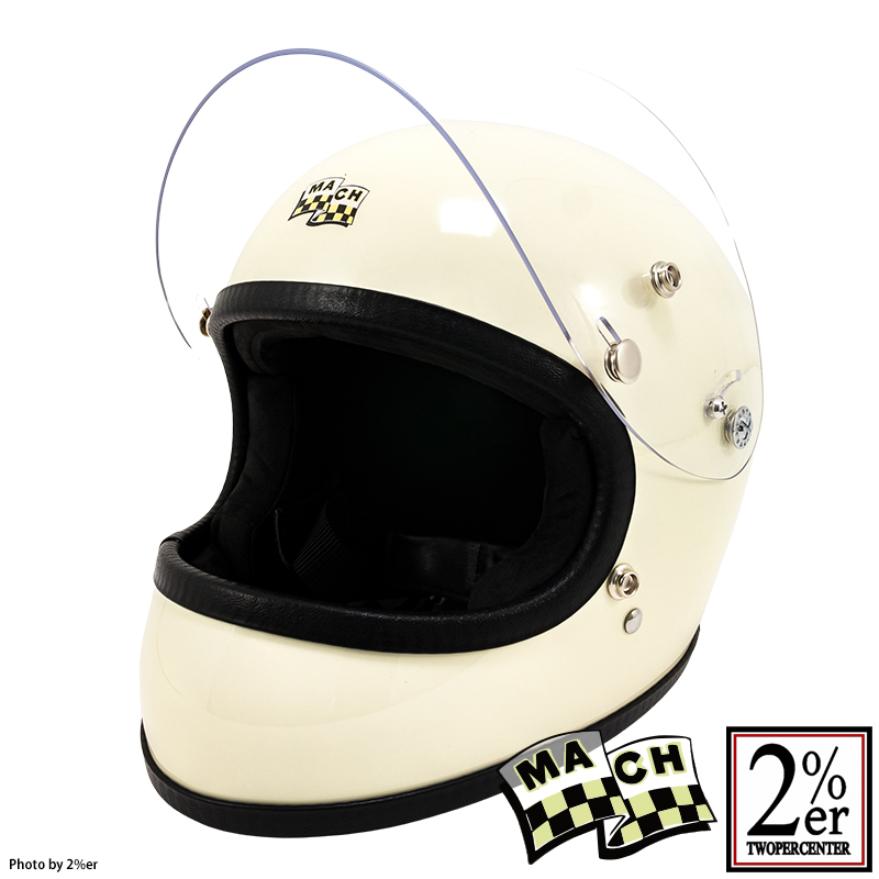 McHAL社 マックヘルメット アポロ アイボリー Apollo / 2％er
