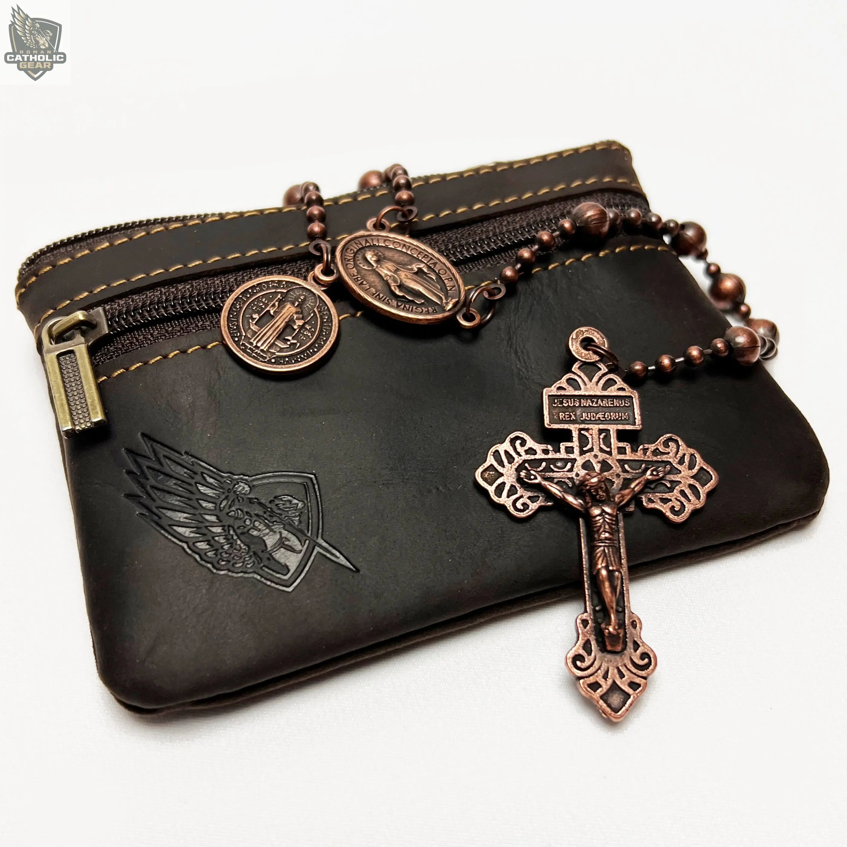 Rugged Leather Rosary Pouch – Dr. Taylor Marshall