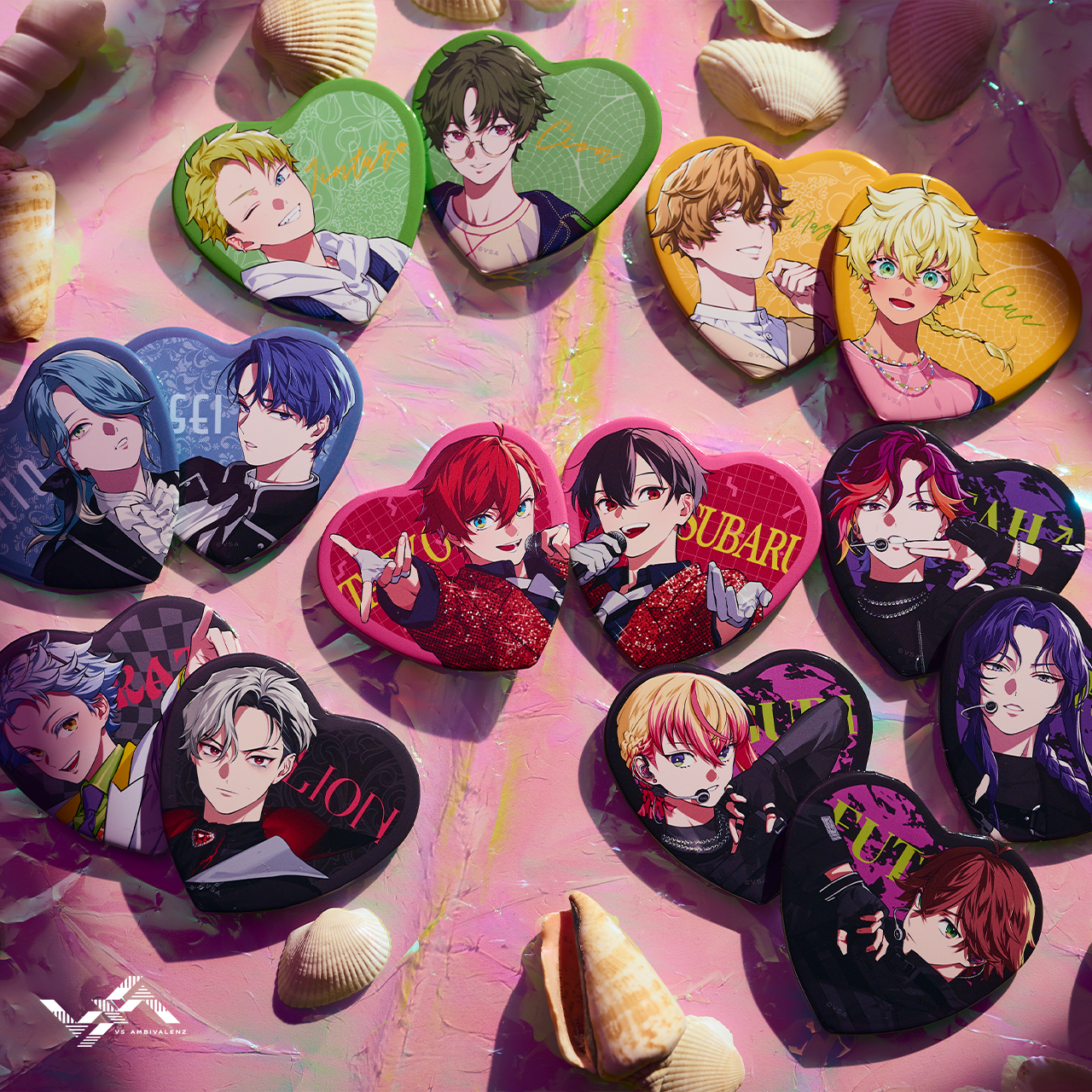 THE BEST ハート缶バッジコレクション セットA | VS AMBIVALENZ