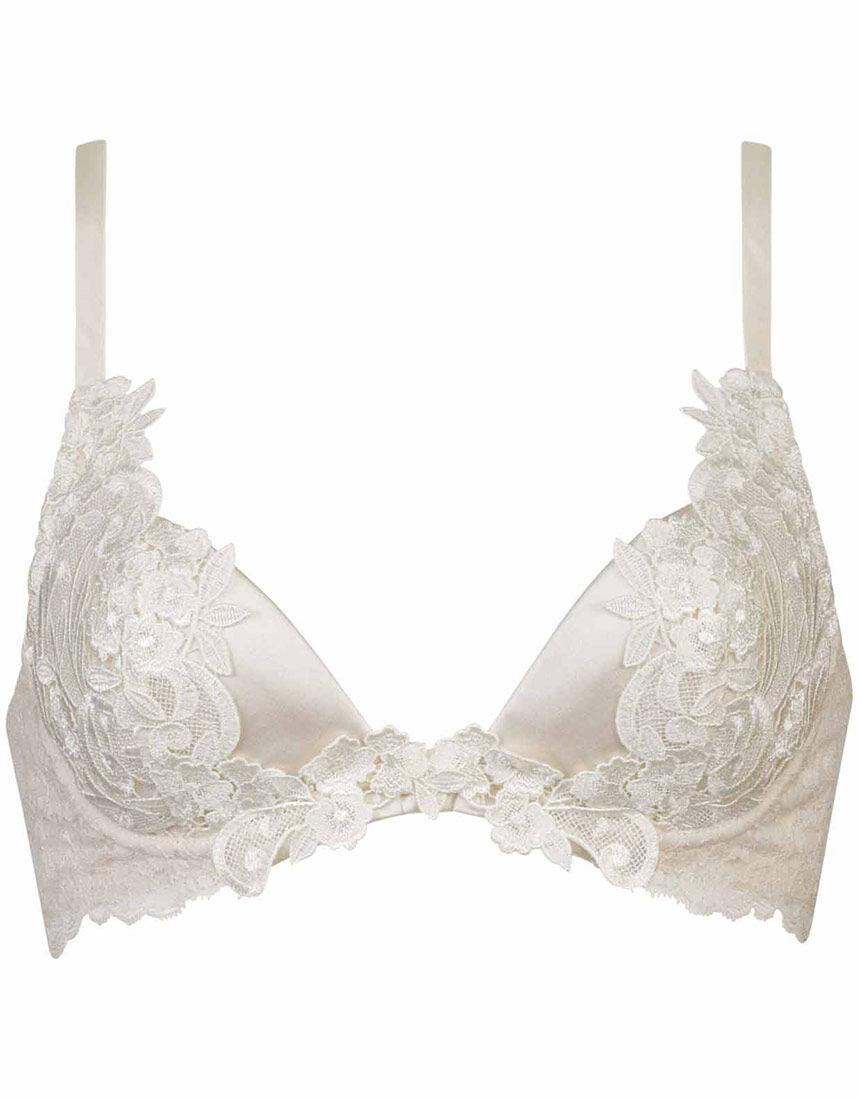 Yue シルク （カップ肌側・パッド受 シルク100％） 3／4