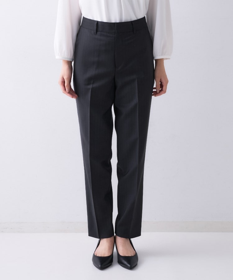 仕事着/スーツ】プレミアムテーパードパンツ（フルレングスパンツ