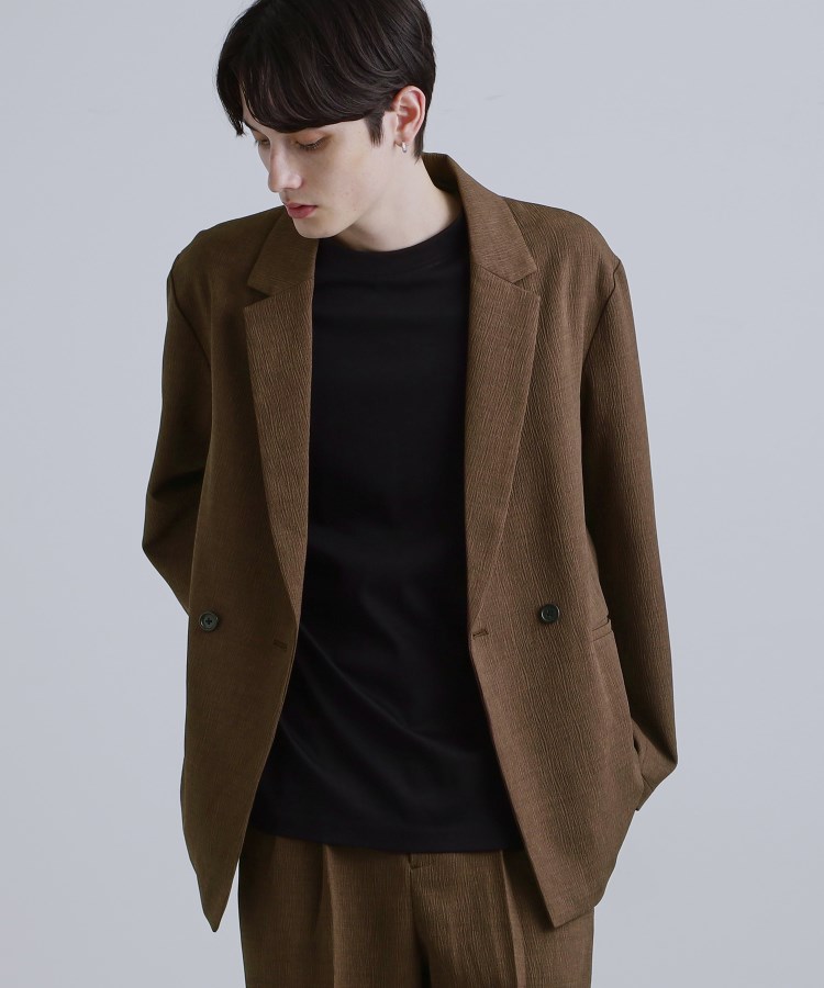 セットアップ対応】テッククレープテーラードジャケット（テーラード