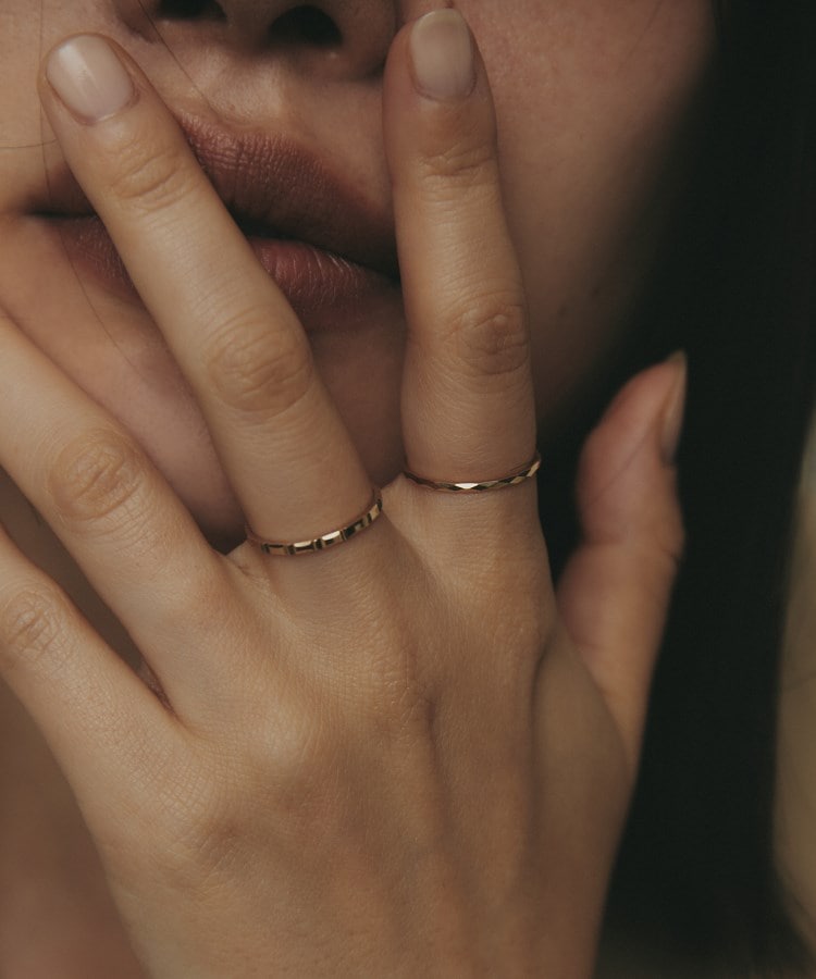 K10ダイヤカット リング（リング） | COCOSHNIK（ココシュニック