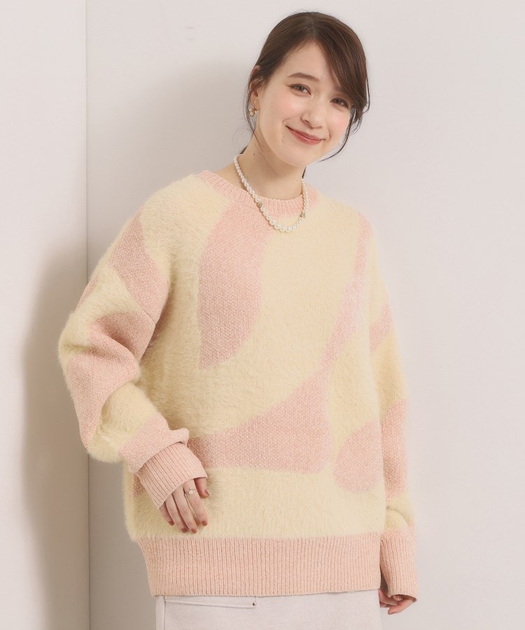 手洗い可】モール×シャギーニット（ニット/セーター） | ITS' DEMO