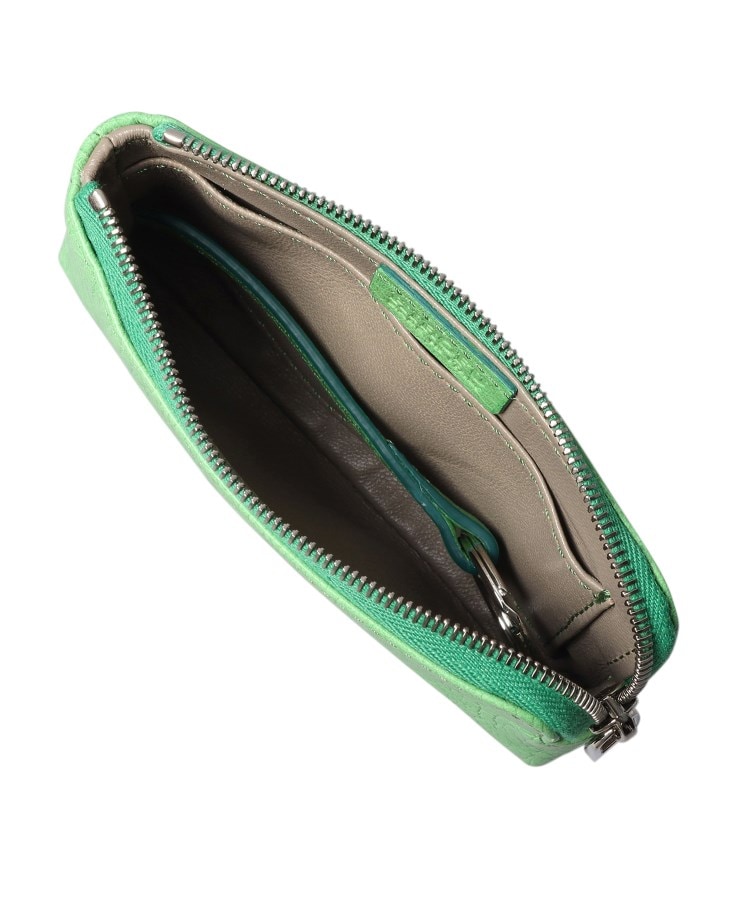 アクセサリー】ポーチ（キーリング付き） レザー コンパクト カード