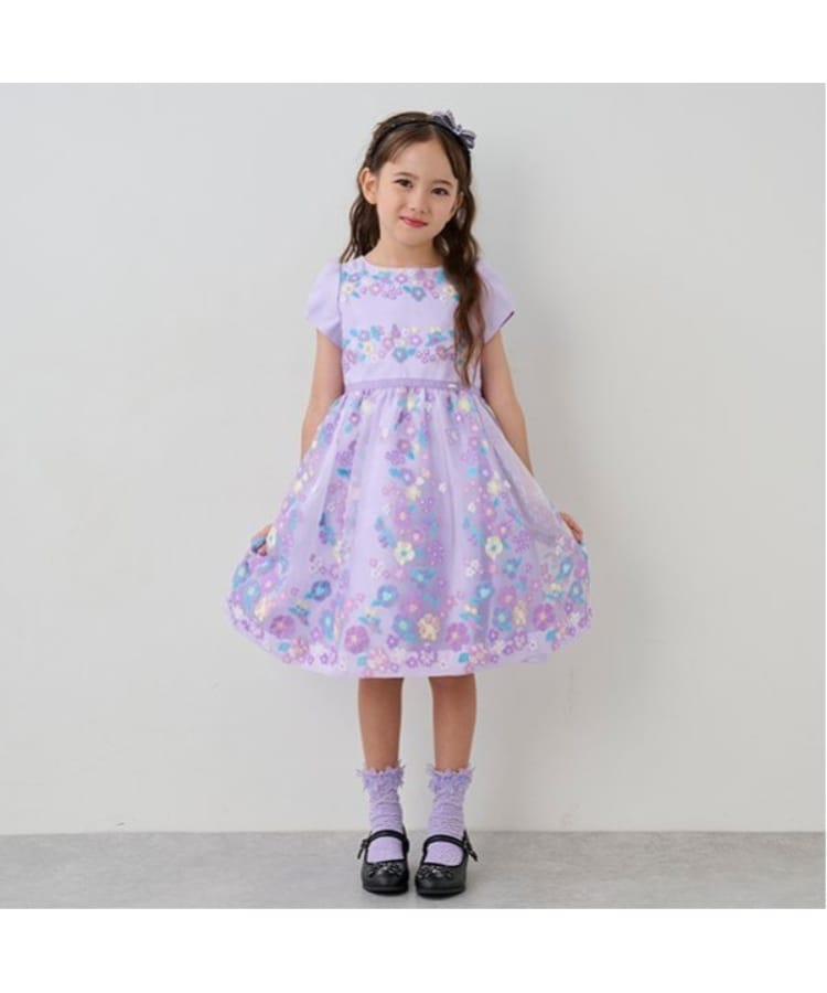 セレモニー】フラワー総刺繍ワンピース（その他） | ANNA SUI mini