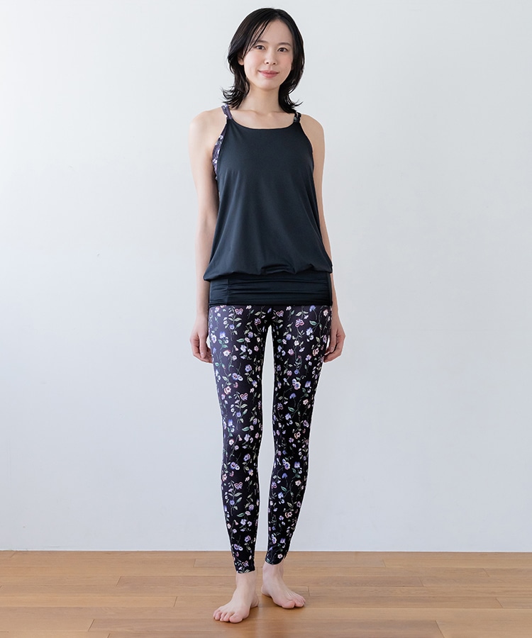 SUKALA】スプリングフラワーカバーキャミソール(XS・Sサイズ パンジー