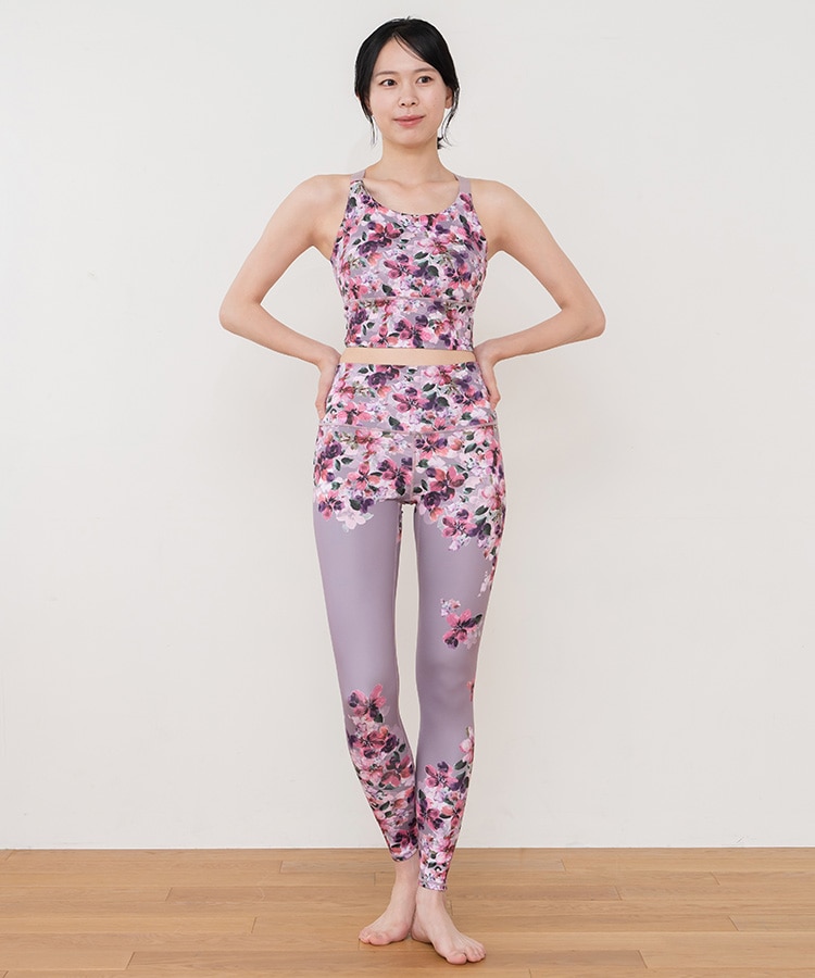 ラバ LAVA ヨガウェア上下セット Mサイズ ウォーターカラープリント