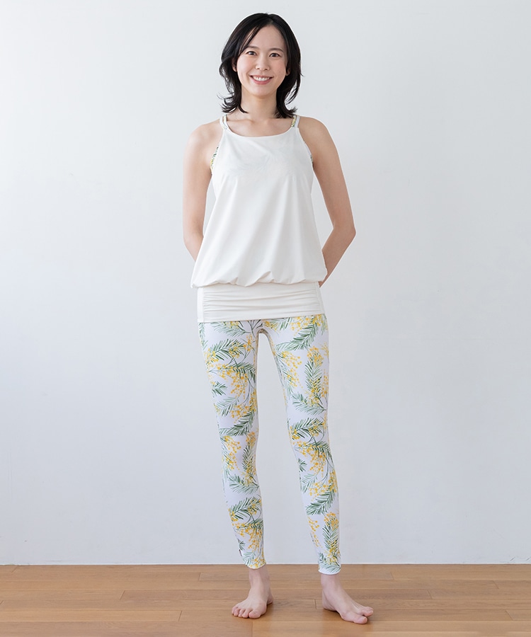 SUKALA】スプリングフラワーカバーキャミソール(XS・Sサイズ パンジー