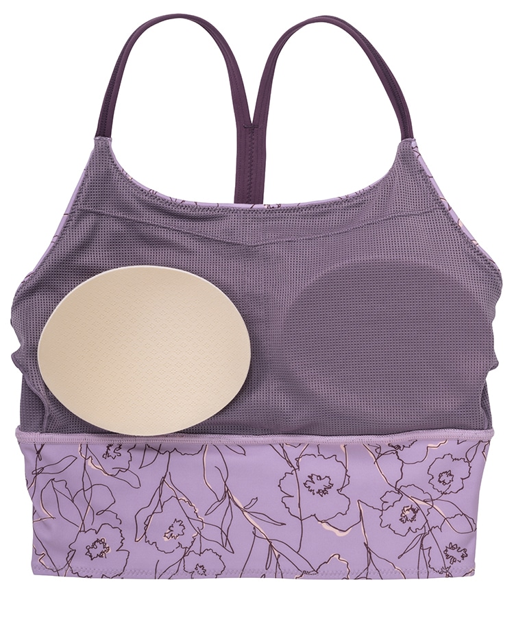 SUKALA】ドローイングフラワーセパレートタンクトップ(Lサイズ ダーク