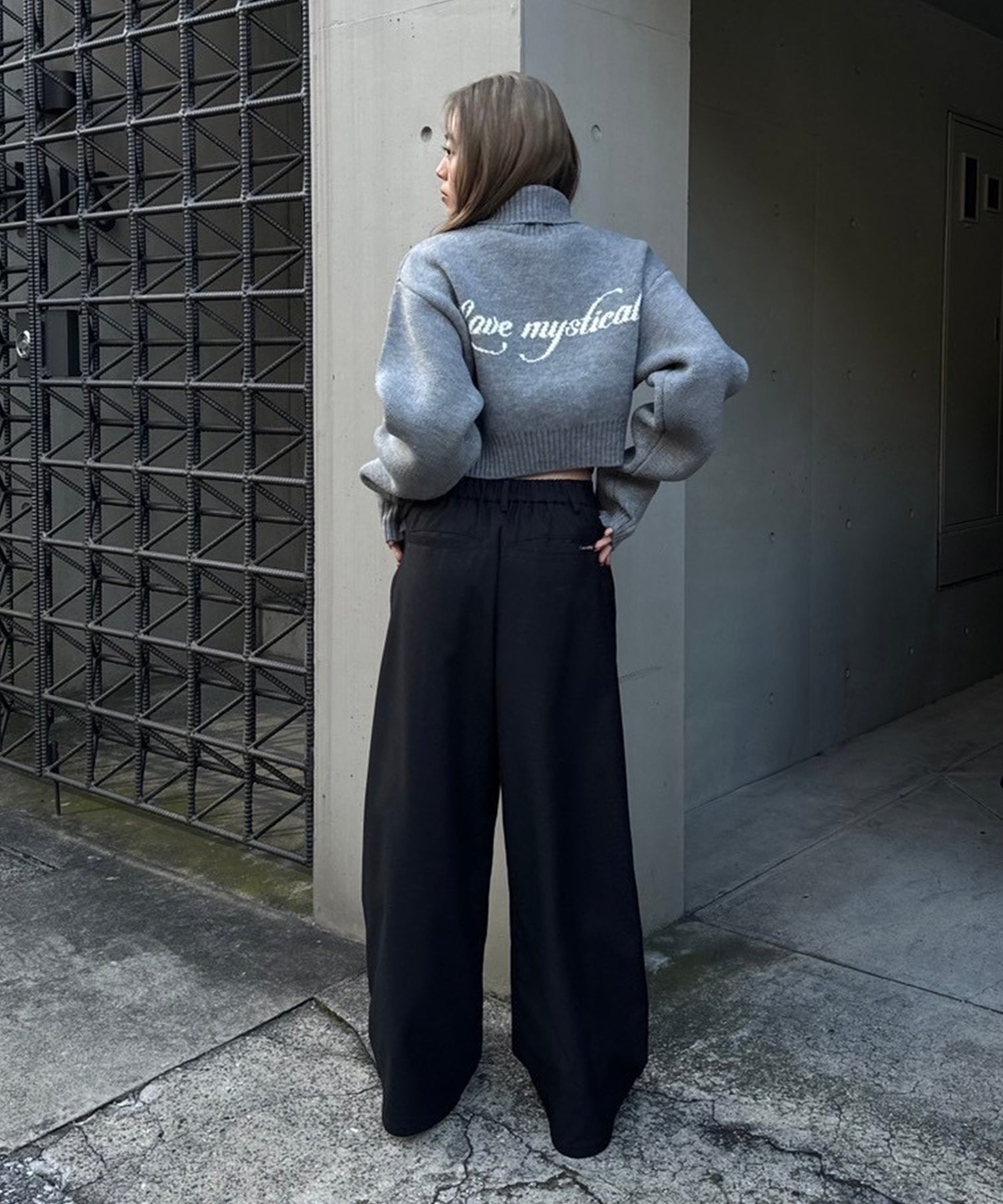 ルーズタートルジャガードニット｜ACLENT（アクレント）