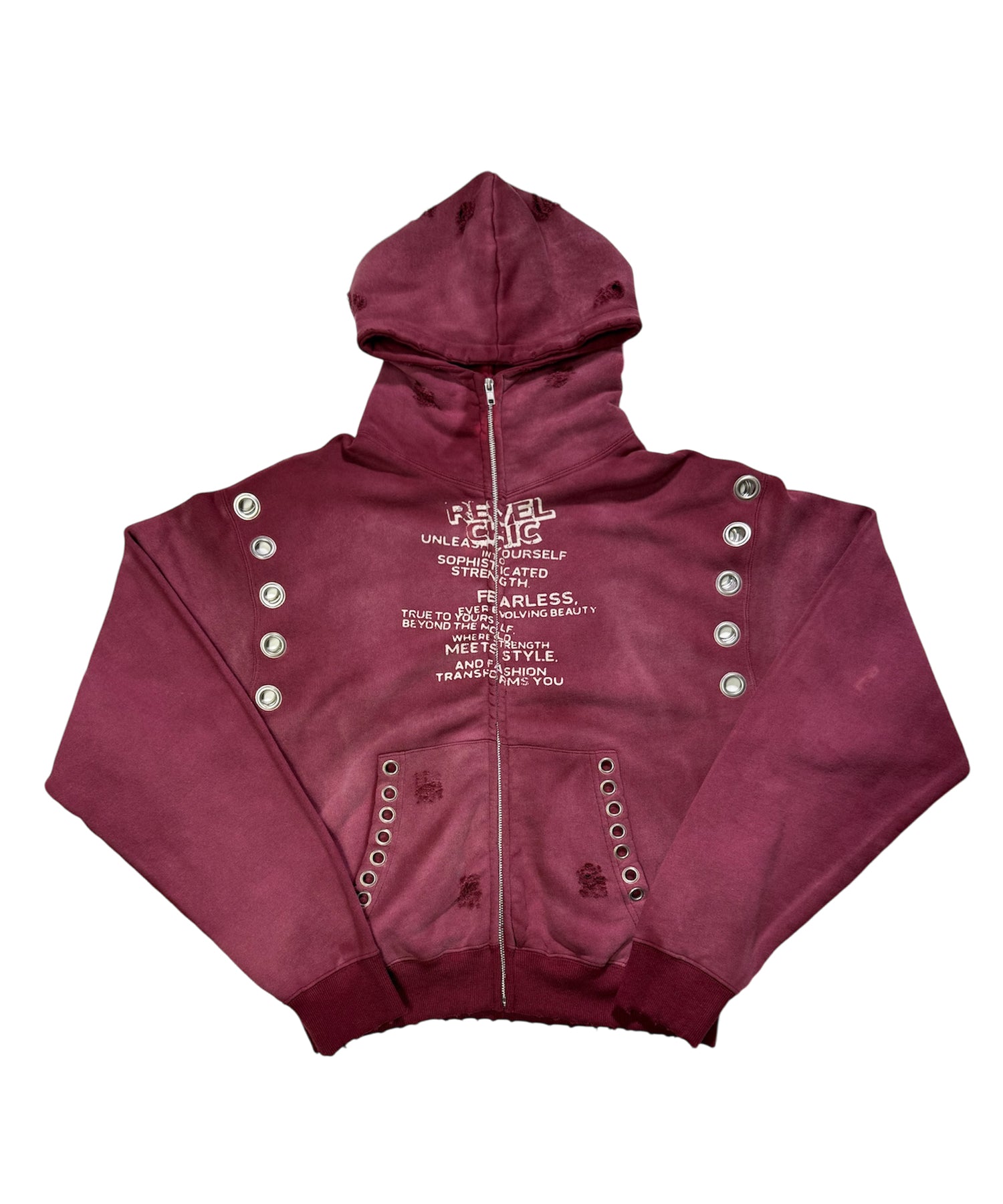 アイレットディティールジップフーディー｜ACLENT（アクレント）