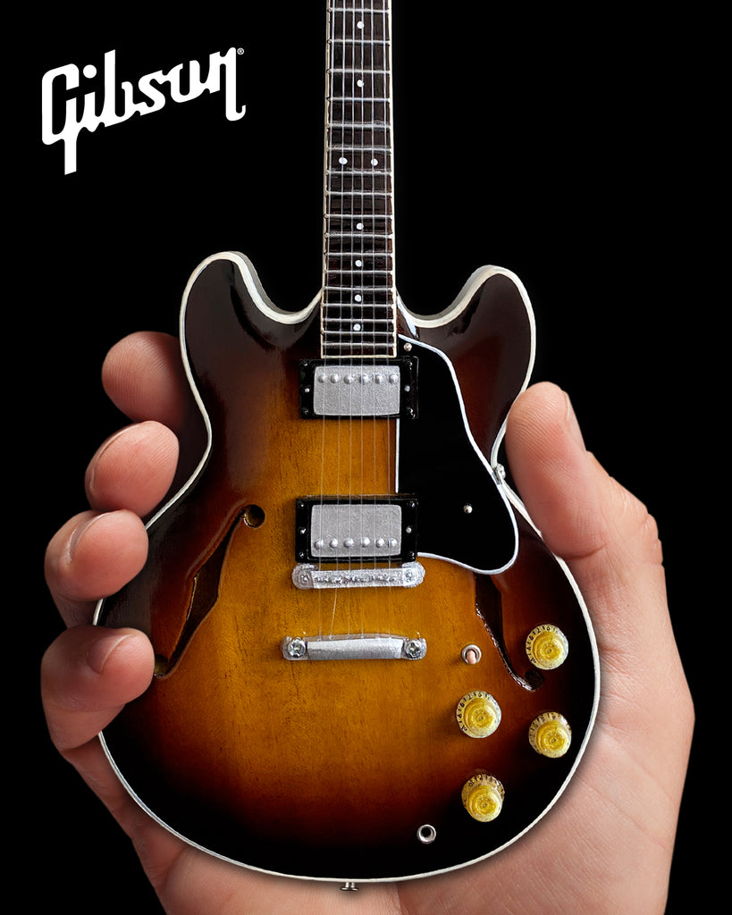 Gibson ES-335 Vintage Sunburst 1:4 Scale Mini Guitar Model – AXE