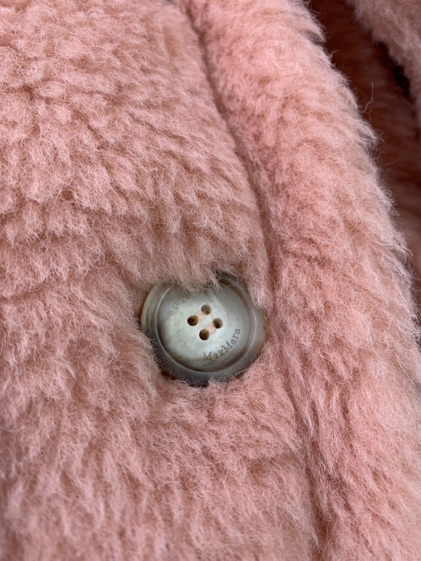 マックスマーラ テディベア 23473601376 ケープ コート ML ピンク